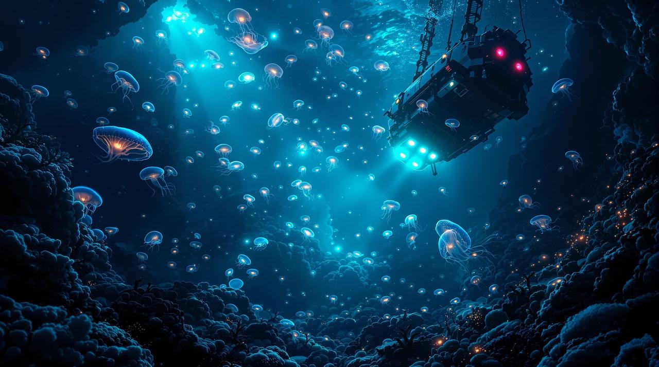 奇米视频在线纪录片:深海发光生物探秘之旅